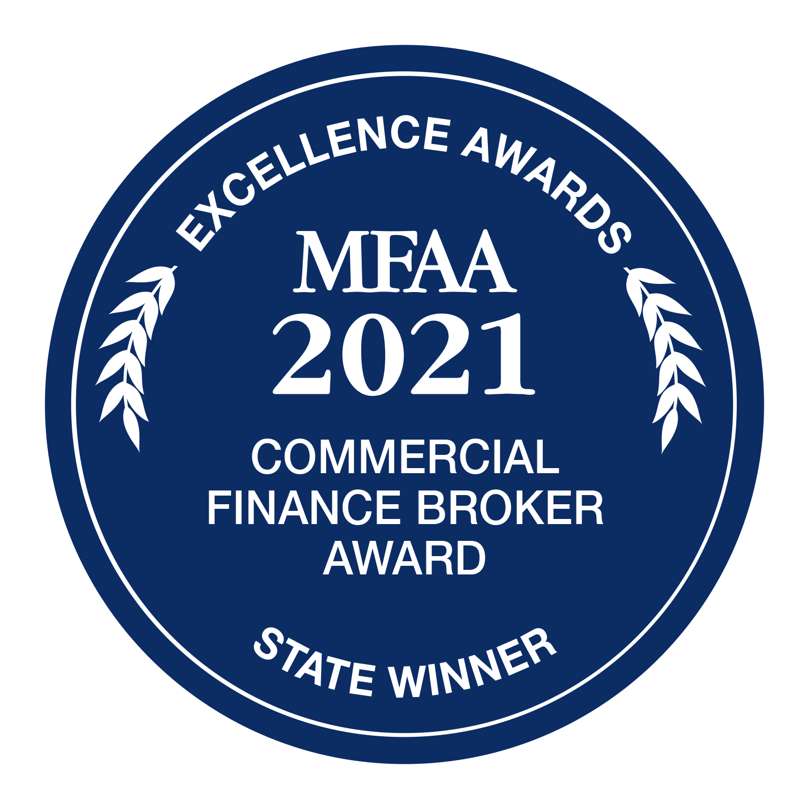 MFAA 2021 Commercial Finance Broker Award State Finalist