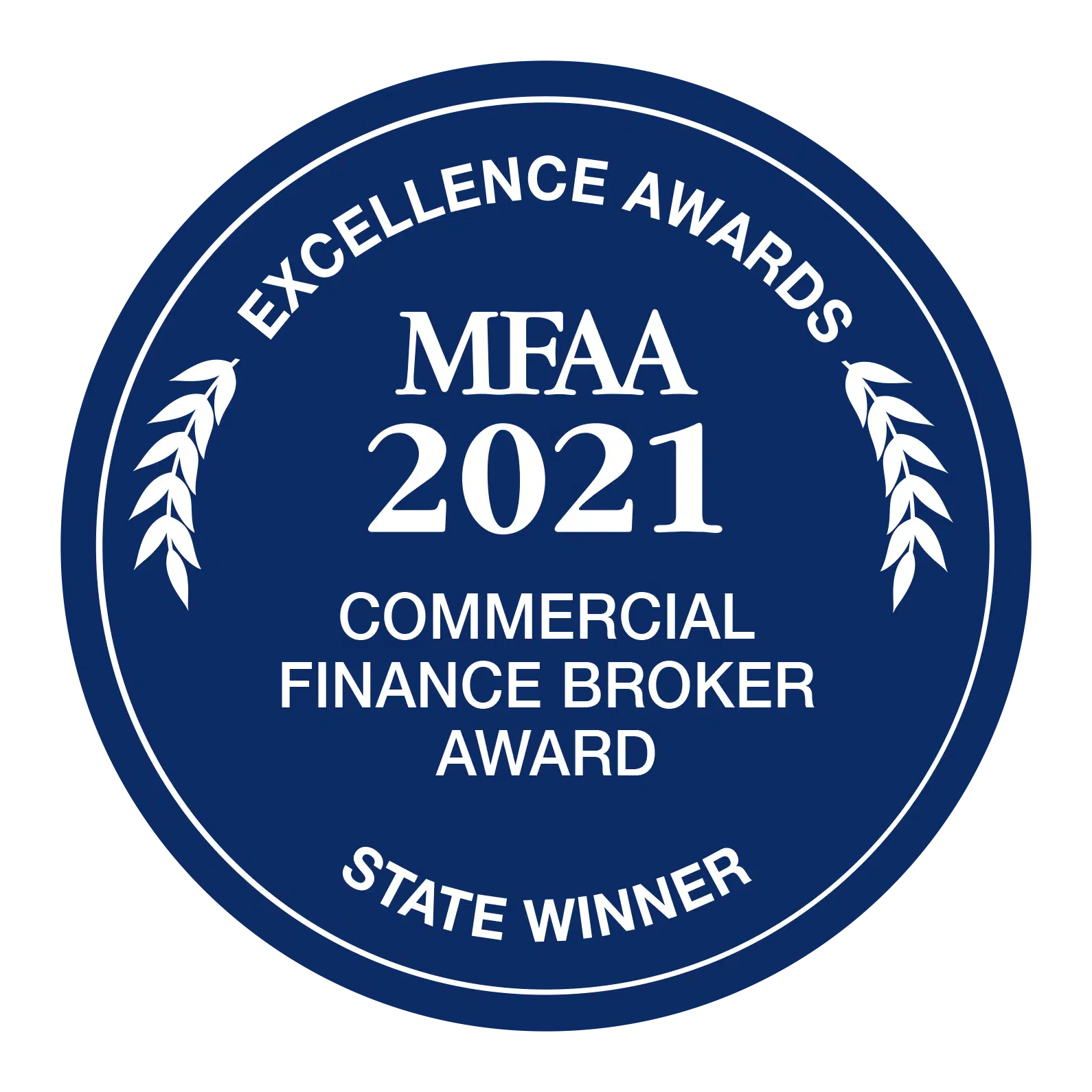 MFAA 2021 Commercial Finance Broker Award State Finalist