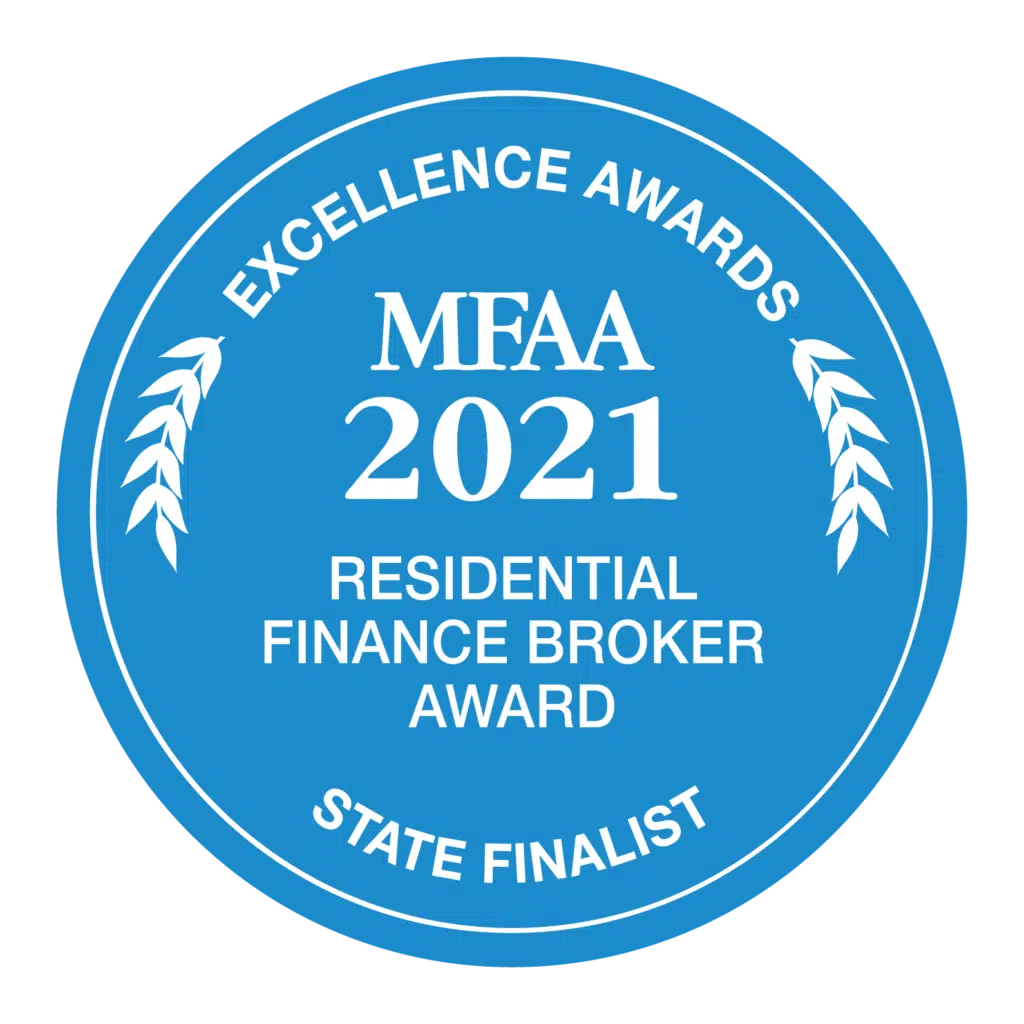 MFAA 2021 Residential Finance Broker Award State Finalist