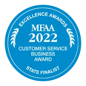 MFAA 2022 Customer service Business Award