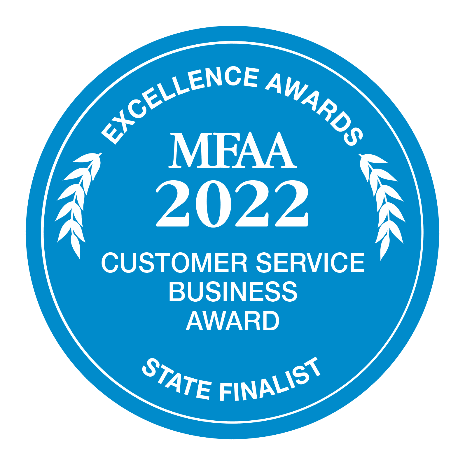 MFAA 2022 Customer service Business Award