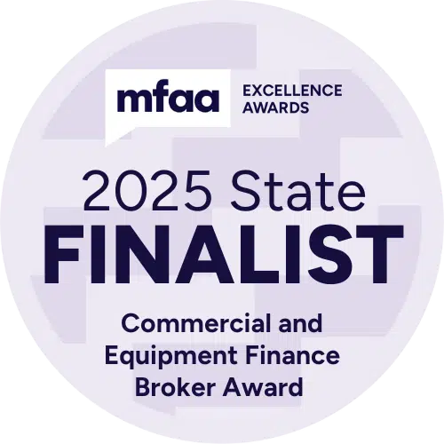 MFAA Excellence Award - 2025 State Finalist Commercial and Equipment Finance Broker Award