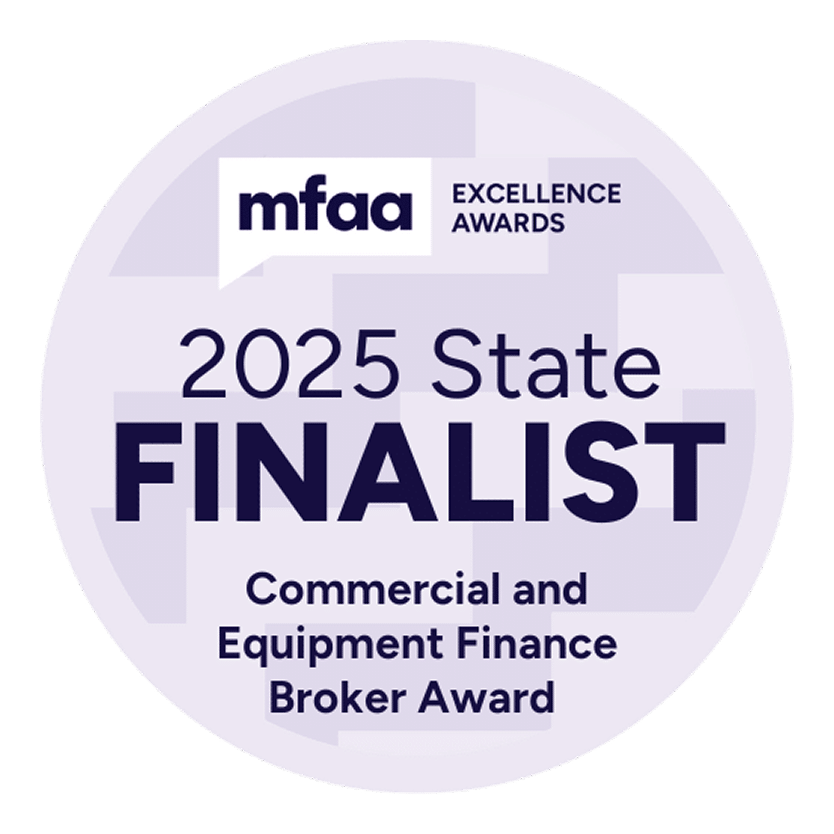 MFAA Excellence Award - 2025 State Finalist Commercial and Equipment Finance Broker Award